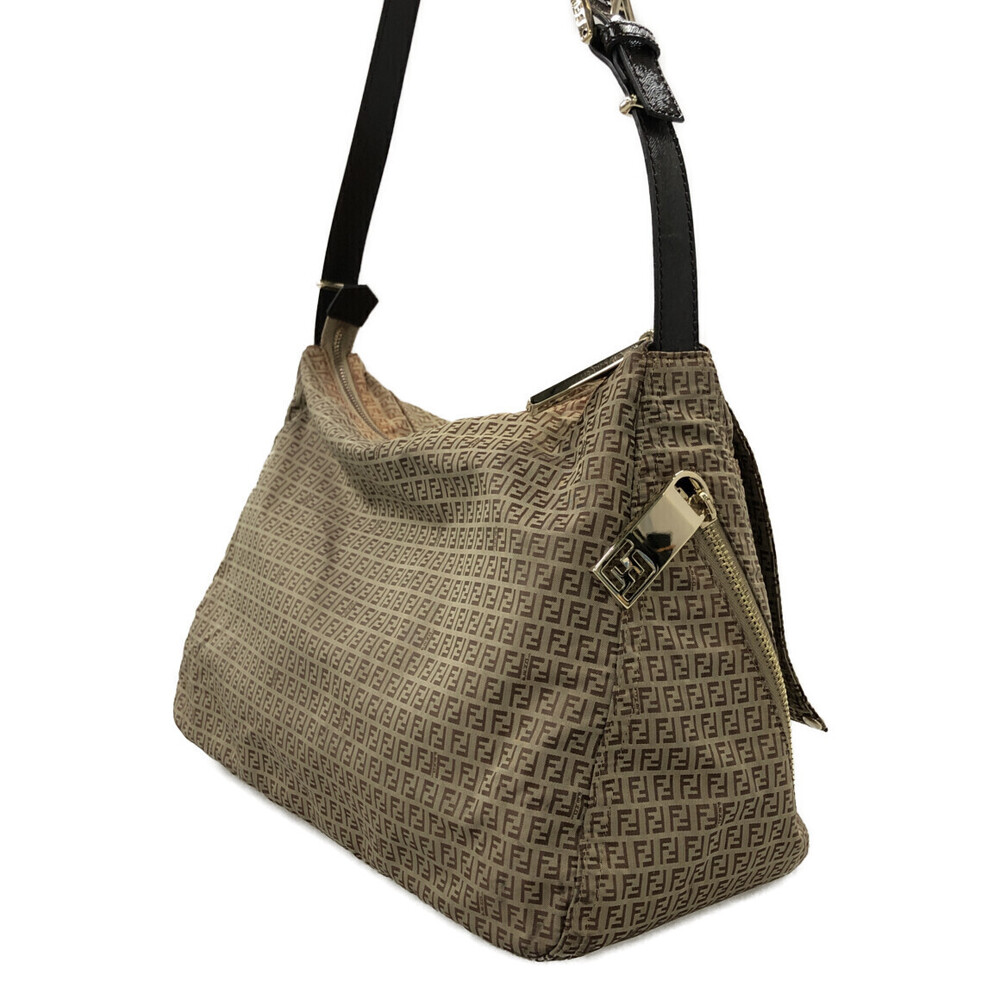 Fendi bag Zucchino Brown shoulder Mamma Baguette